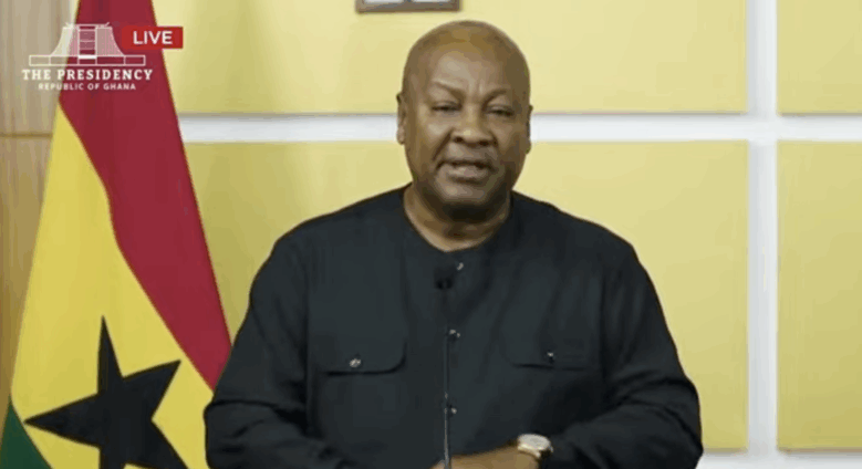Full text: Mahama’s speech after military helicopter crash