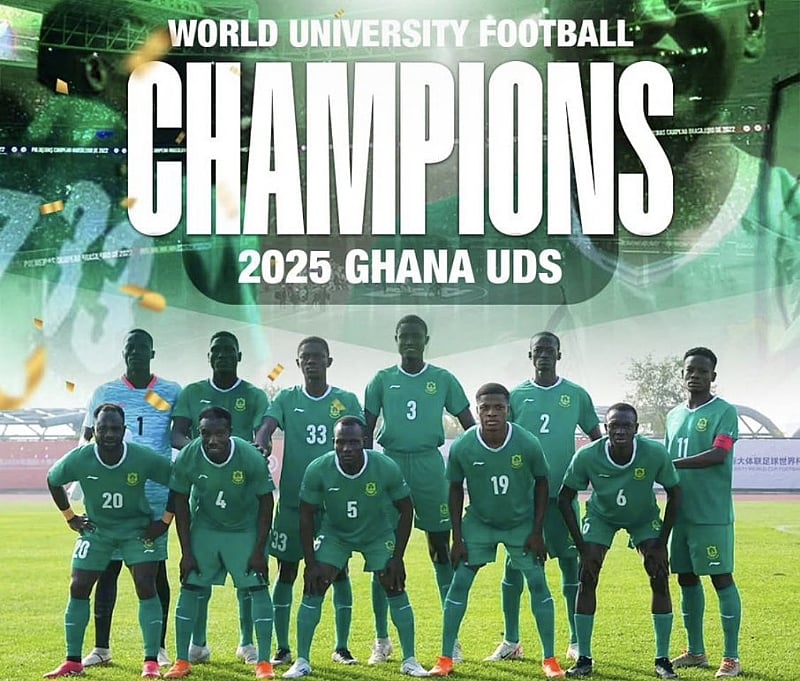 UDS becomes first African university to win FISU University Football World Cup in China