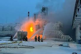 Ukraine claims strike on major oil refinery in Russia’s Leningrad region