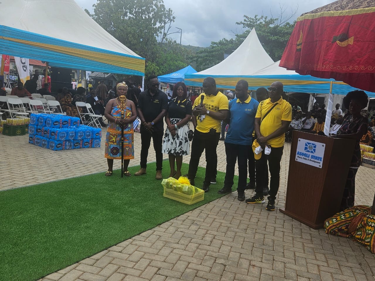 MTN Ghana donates GH¢30,000 to support 2025 Asogli Yam Festival