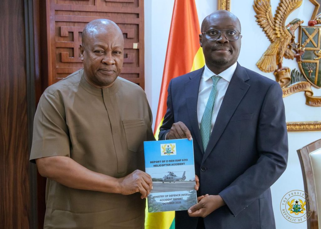 Investigative Committee submits Aug. 6 helicopter crash report to Mahama